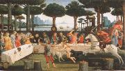 Sandro Botticelli, workshop picture out of the series the story of the Anastasius degli Onesti